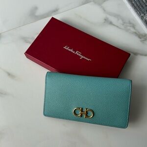 Salvatore Ferragamo Gancini continental wallet